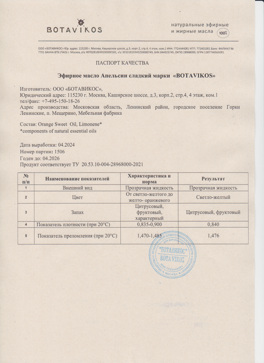 Паспорт №042024